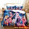 Show By Rock! Bedding Set Cartoon Anime Three-Piece Set Adult Kid Bedroom Duvetcover Sets 3D Kawaii Cute Girls