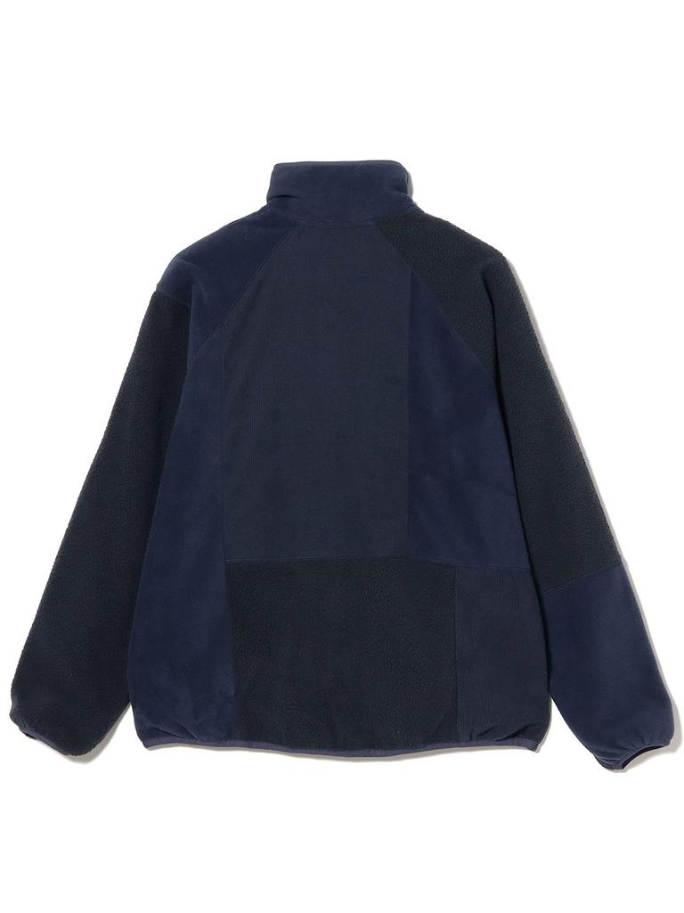 Beams Wide Fit Fleece Size S 3 Types Available Men's Blouson, Navy, (11183303147),