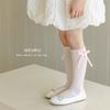 Children's Socks Spring and Autumn Style Princess Style Bow Calf Socks Girls Student JK Medium-sized Children's Stockings