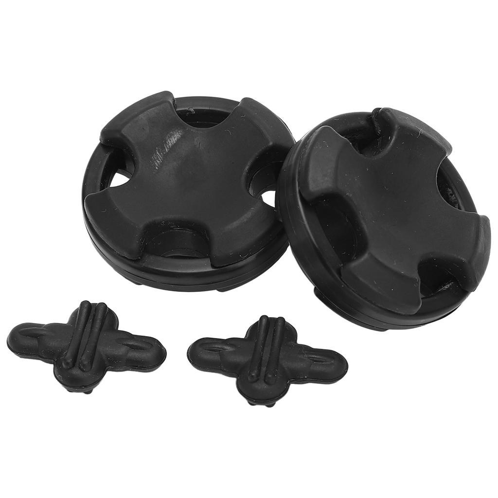 2 Stück Bogen Wurfarm Stabilisator Gummidämpfung Schwarz Recurve Dämpfer für Amerikanischen Jagdbogen Straight