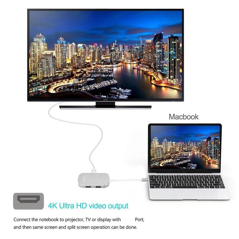 AP3C Leshp Mhub1 Portable Ace Type-C Notebook Multi-Function Converter ...