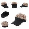 Men Lady Golf Cap Baseball Cap Outdoor Sports Fake Flair Hair Sun Visor Hat