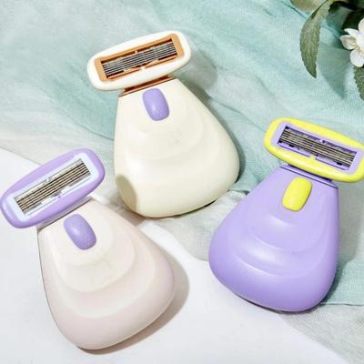 Compact Shell Razor for Underarm Hair Removal - Hidden Design for Girls