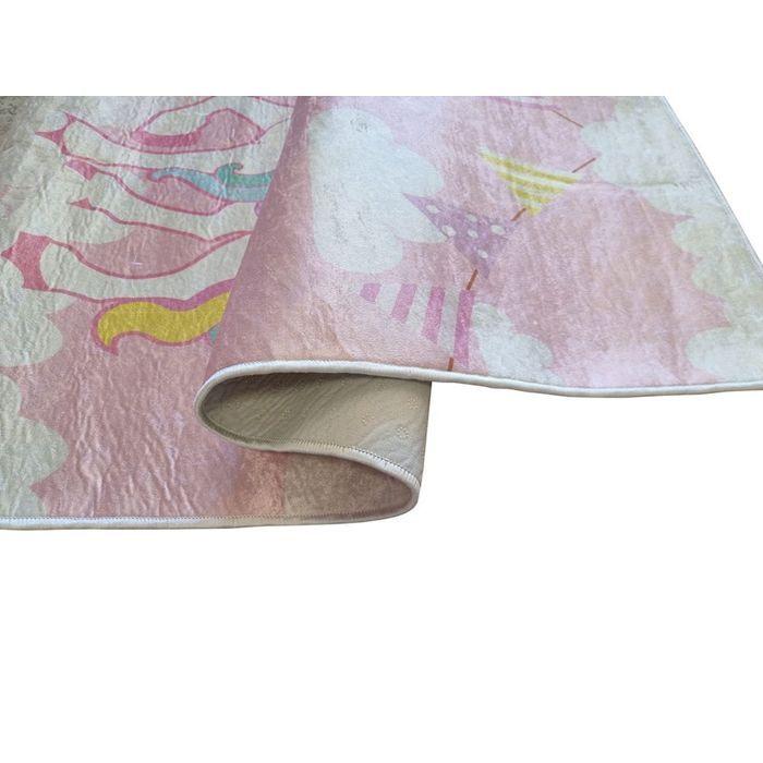 Children's Rug - Unicorn - 80x150cm - Non-slip - Machine Washable - Soft Polyester