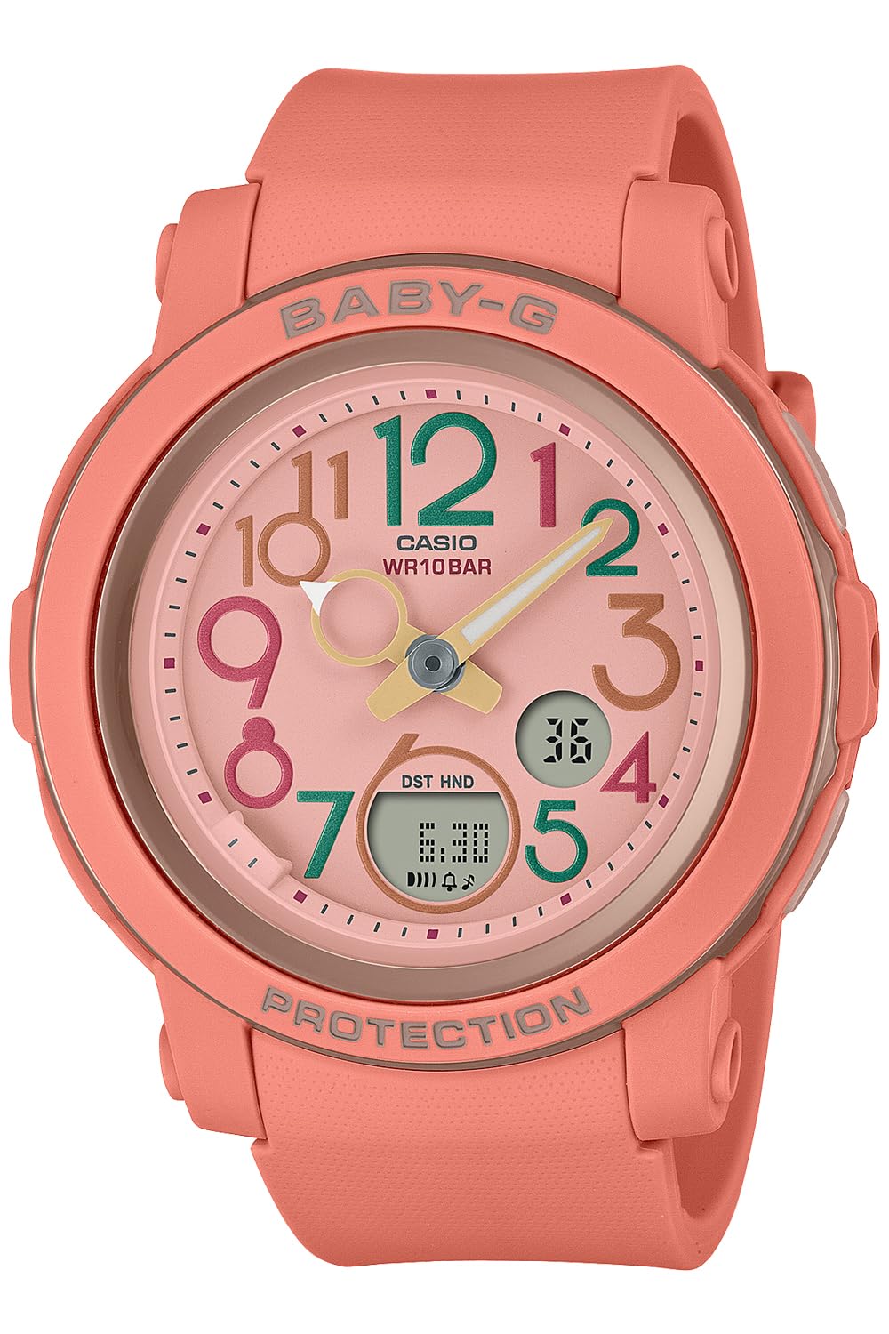 

Часы Babygie терракотовые оранжевые [Casio] [] BGA-290PA-4AJF женские