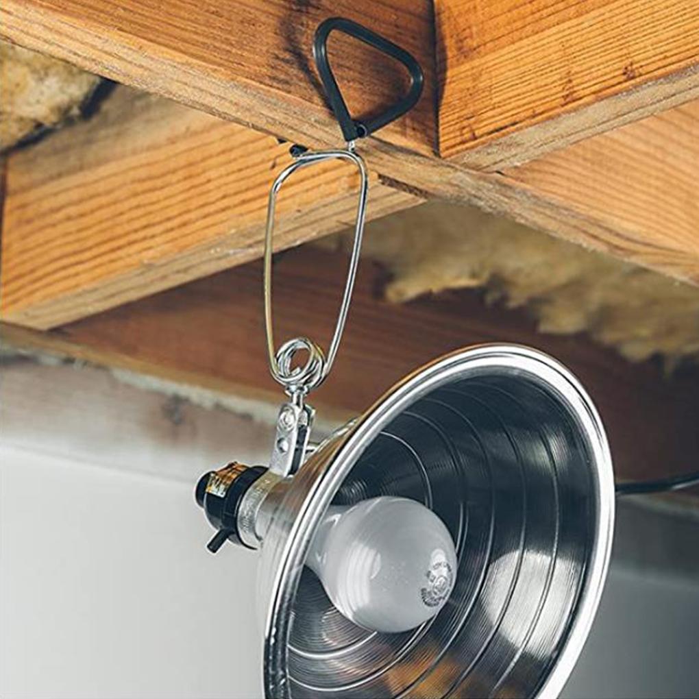 Aluminum Alloy Lamp Bases Clamp Light Strong And Durable E26 Universal Interface Heat Lamps 5.5 Inch