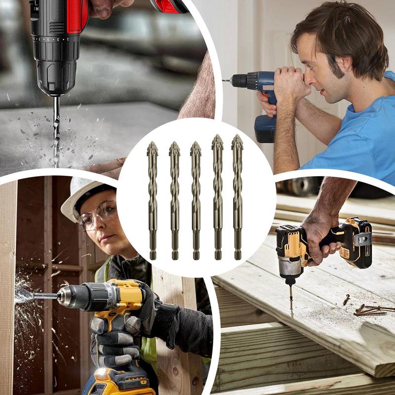 Burghie Excentrice Serate Nou bit excentric serat cu patru tăișuri Bit de Foraj cu Răsucire cu Duritate Ridicată Set de Burghie cu Cap Înclinat