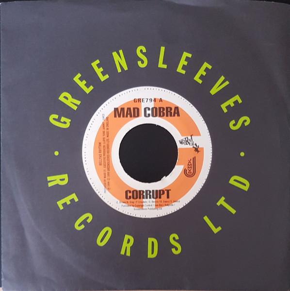 

7inch Record MAD COBRA / HARRY TODDLER - Corrupt / You Know GRE794 Greensleeves Re 1999 UK Reggae, Ska & Dub Used