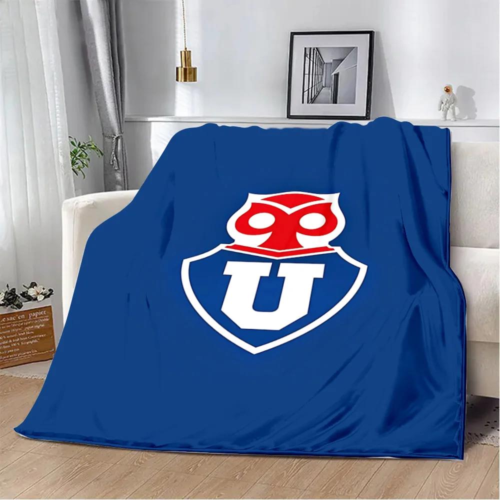 Chile Football University Printed Throw Blanket Soft Warm Perfect for Home Travel Picnic Gifts