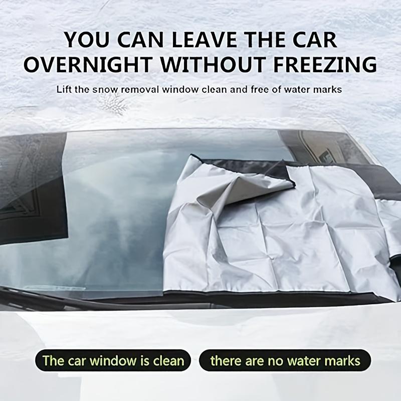 1 Stück Universelle Passform Auto Sonnenschutz/Schneeabdeckung/Schnee-/Eisschutz, Sommer UV-Schutz, Winter Fahrzeug Frostschutz, Schneeabdeckung