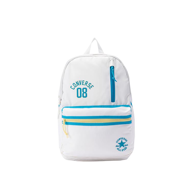 

New Converse Polyester Backpack Medium Classical Style White CV2513027PS-001 29.0*13.5*42.4CM