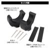 DRESS Wall Mounted Rod Stand 5 Set Black Linked Rod Holder Wall Stand Rod Holder Rod Stand Wall Beauty Rental Storage Fishing Gear