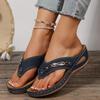 Infradito Retro da Donna con Supporto per l'Arco Plantare - Comodi Sandali Estivi a Infradito Slip-On