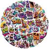 50pcs Street Spray Graffiti Culture Cool Cartoon Stickers DIY Phone Guitar Laptop Notebook Suitcase Waterproof Sticker Kids Toys