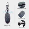 ATOBABI Leather Car Key Case Keychain For Nissan Serena Elgrand Roox 2020 4 Buttons Smart Keyless Remote Control Protector Cover