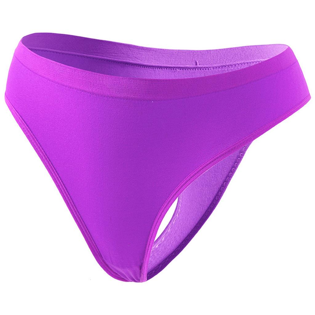 Seamless High Waist Women's Underwear Soft Stretchy Breathable Bikini Briefs Comfortable Everyday Panties Multipack