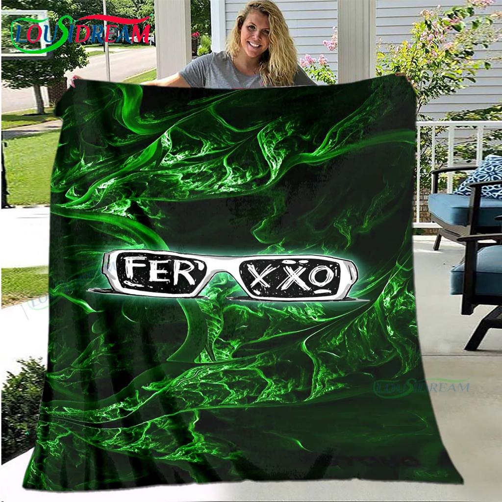 100% Polyester Pop Singer F-Ferxxo Four Seasons Blanket Sofa Cover Travel Bed Plush Blanket Travel Office Break Blanket Gift