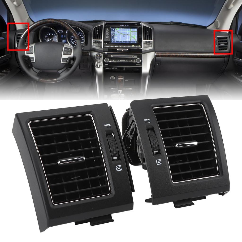 Front Dashboard AC Vent Outlet Scratch Proof 1 Pair Seamless Fit Elegant Inner 55650‑60141 Anti Crack for Cruiser LC200