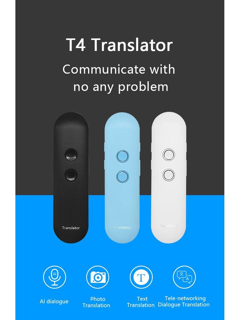 Lifa T4 Multi-Color Bluetooth Voice Translator