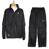 LEZAX U.S.Athletes Men's Rainwear Set (Top and Bottoms), USRW-8577, Black, Size L