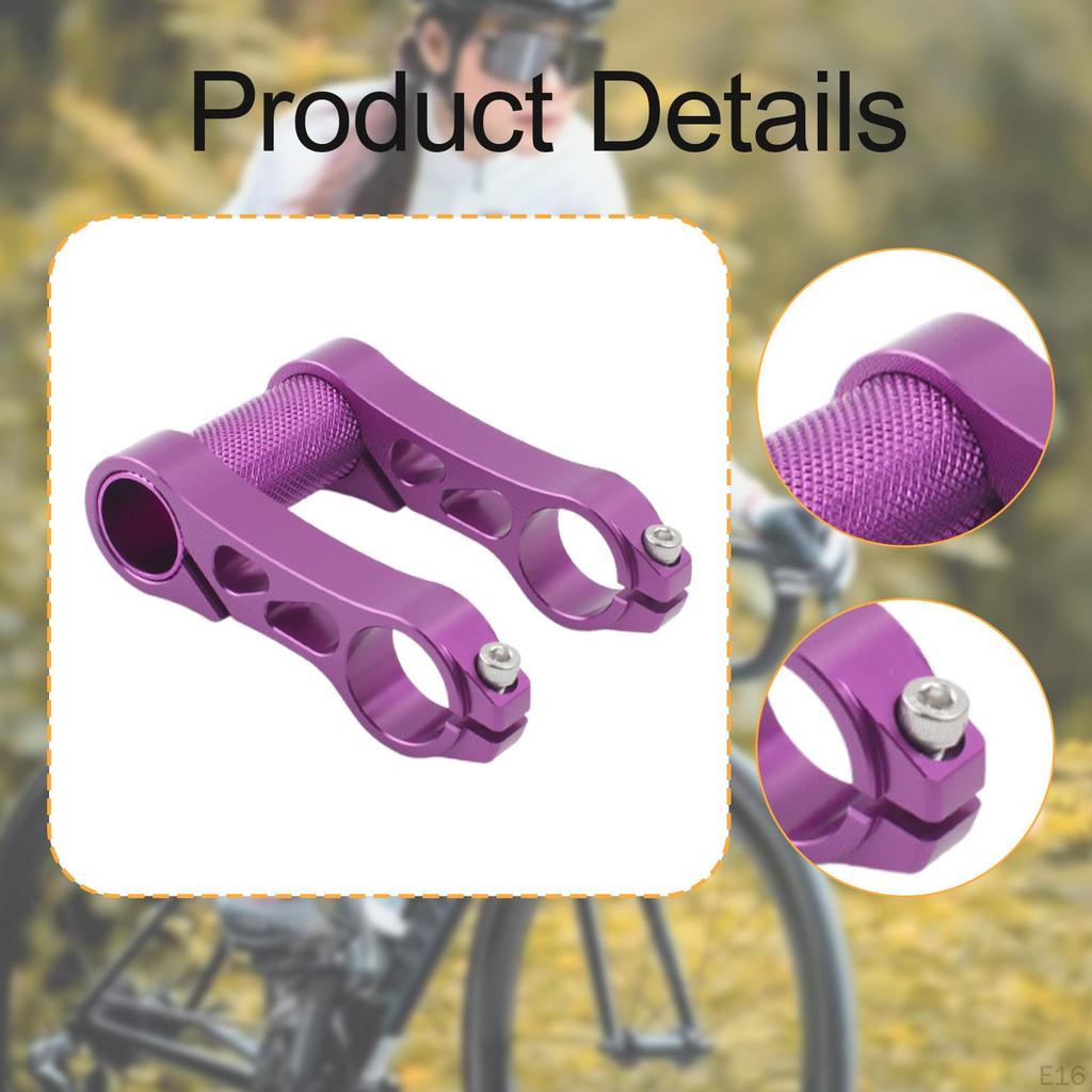 Prodlužovač řídítek, Prodloužení s dvojitou montážní objímkou, Nástavec na představec