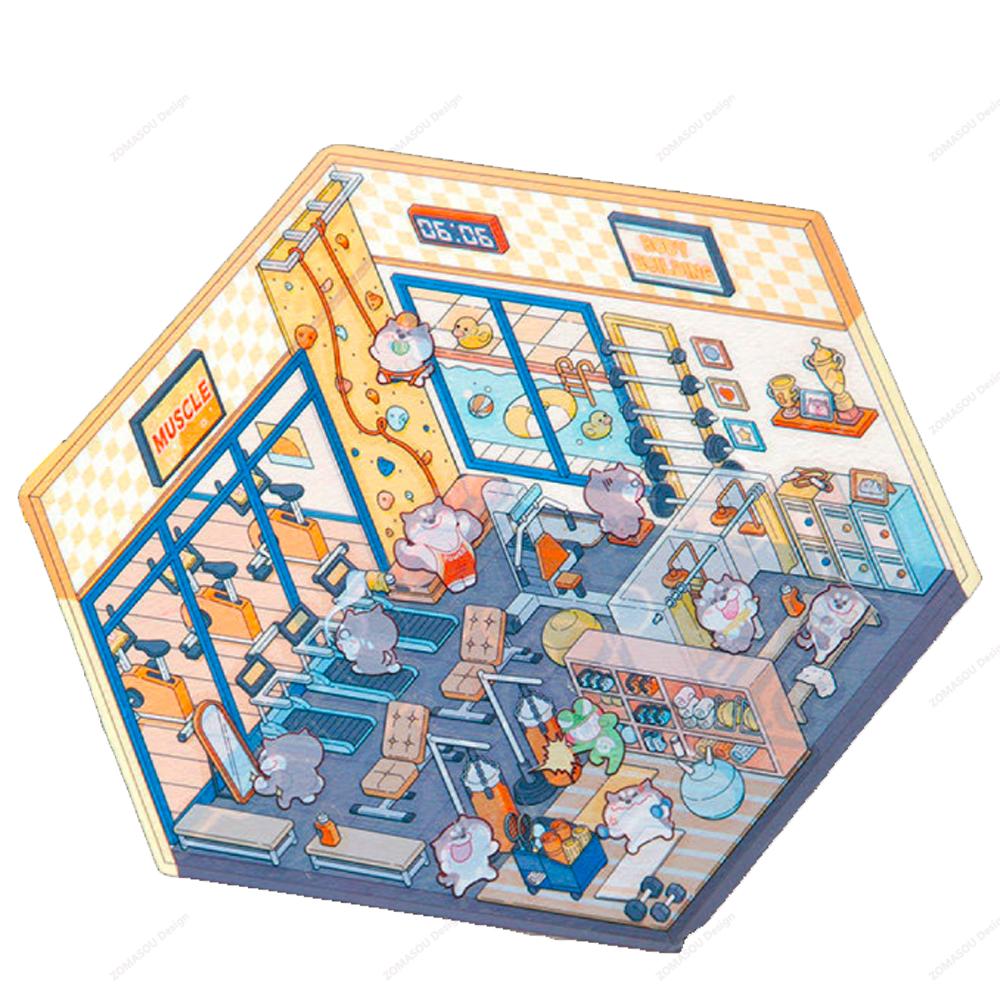 

Милые 3D DIY Миниатюрные Сцены Ландшафтные Наклейки Трехмерная Наклейка Визуальная Укладка Рождественский Подарок Для Ребенка Студента