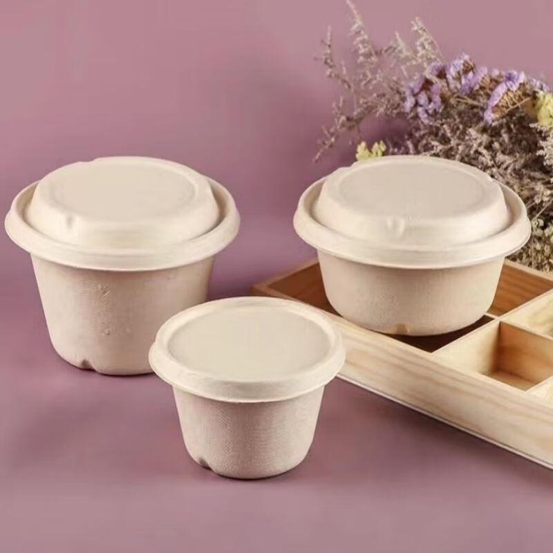 Disposable Degradable Round Food Container