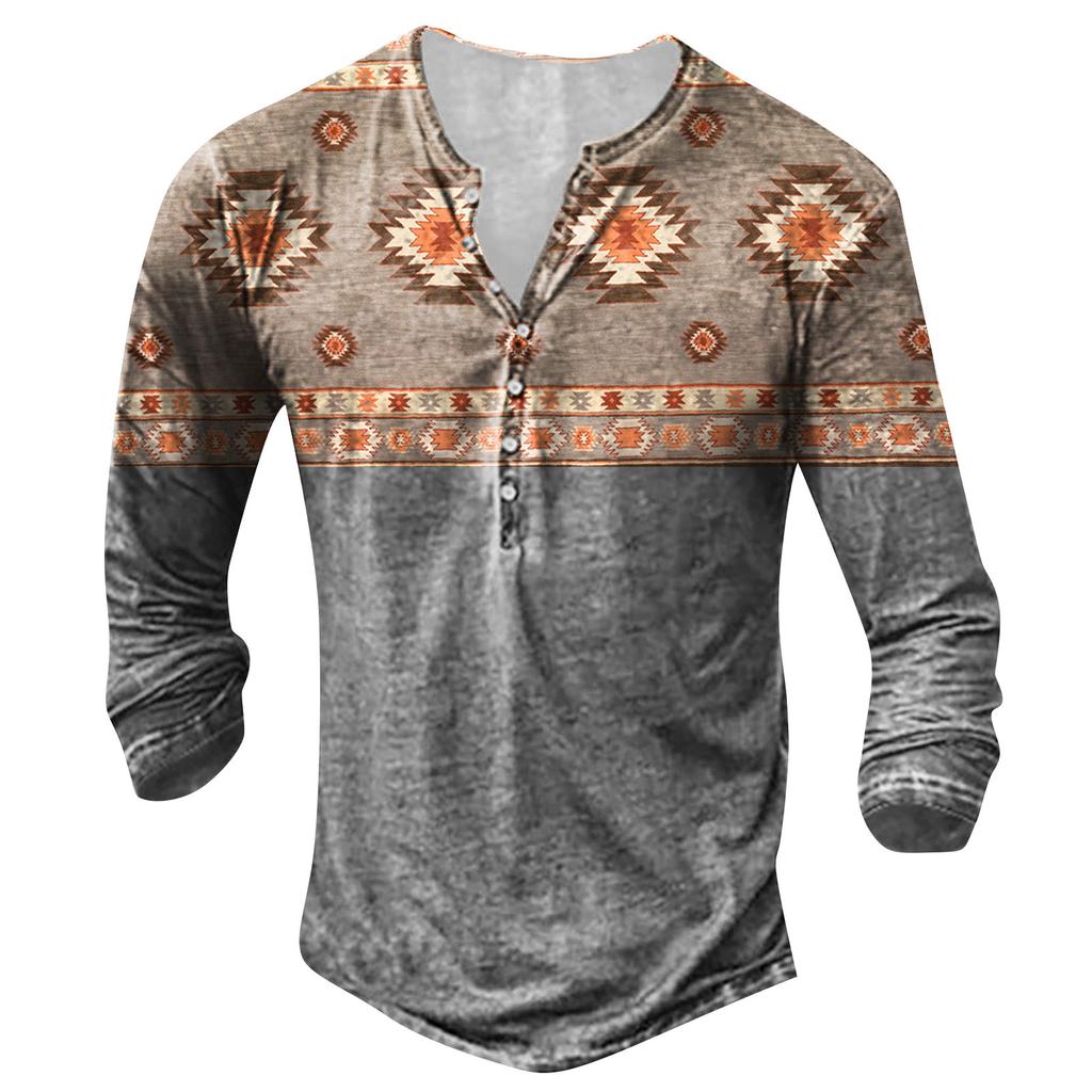 Men's Long Sleeve Graphic And Embroidered Fashion T-Shirt  Spring And  Long Sleeve Printed Pullover Sweatshirt