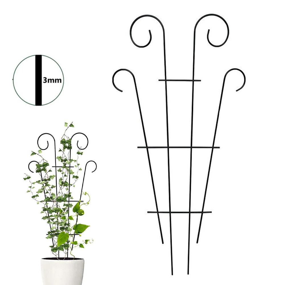 Green Plant Climbing Frame Pergola Plant Climbing Support Garden Climbing Flower Rack Cage For Single Stem Flower Plants