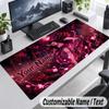Nezuko Kamado Personalized Large Mouse Pad Custom Name Text Extended Desk Mat Gaming Mousepad
