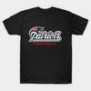 Men Black Print T-shirt New-England-Patriots-Football No-Cut Transfer Paper Print Cotton Tshirt