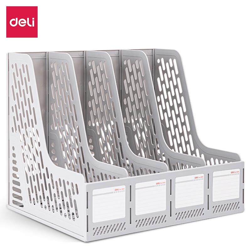 Deli 9846 4-Section File Organizer