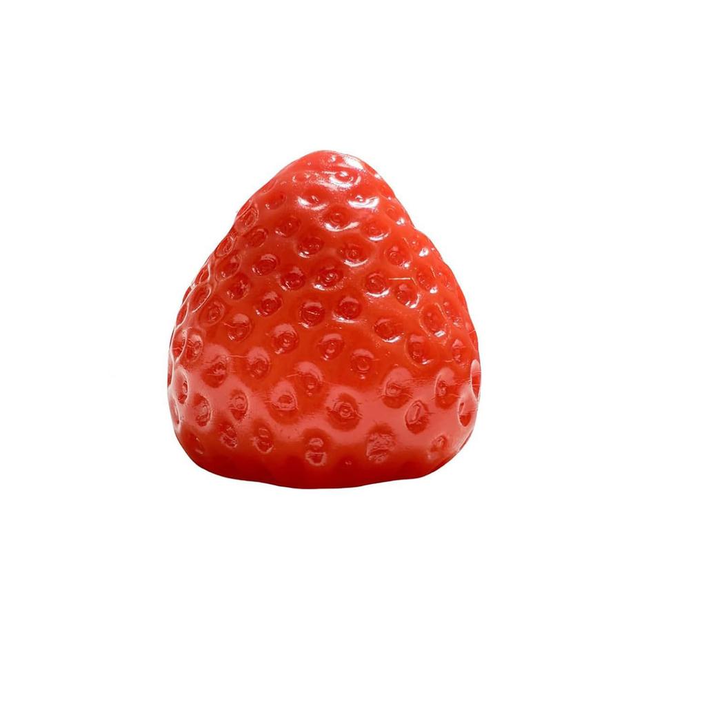 Simulated Strawberry Pinch Music, Novel Stress Relief Toy, Silicone Feel Stress Relief and Release Toy