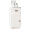 820123 vidaXL Buffet White 34x40x75 Cm Solid Pine Wood