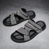 Sommer Herren Outdoor Sandalen Home Indoor Flache Schuhe Rutschfeste Weiche Unterseite Strand Hausschuhe Neue Mode Street Flip-Flops