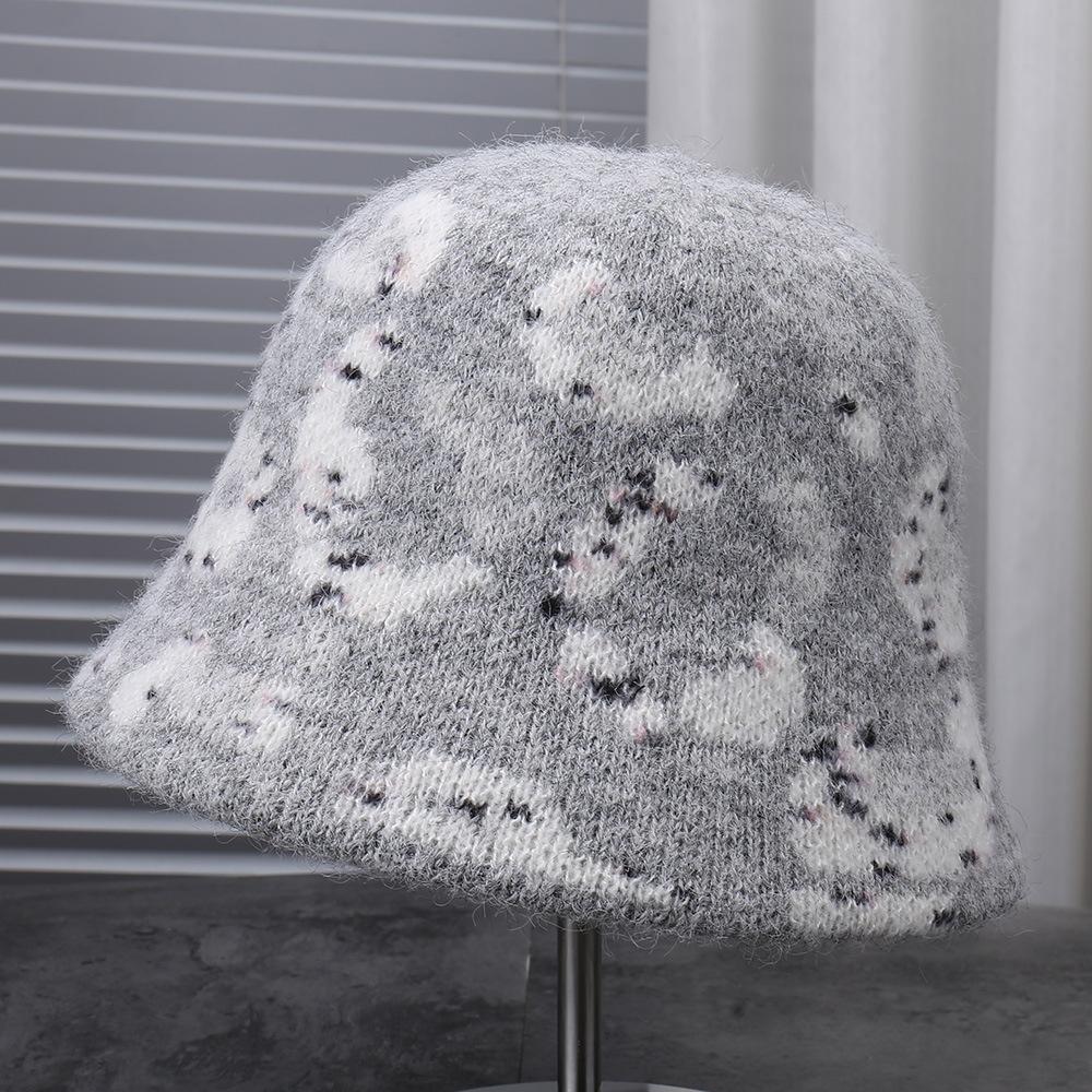 Autumn and winter new knitted fisherman hat fashionable versatile warm washbasin hat spot