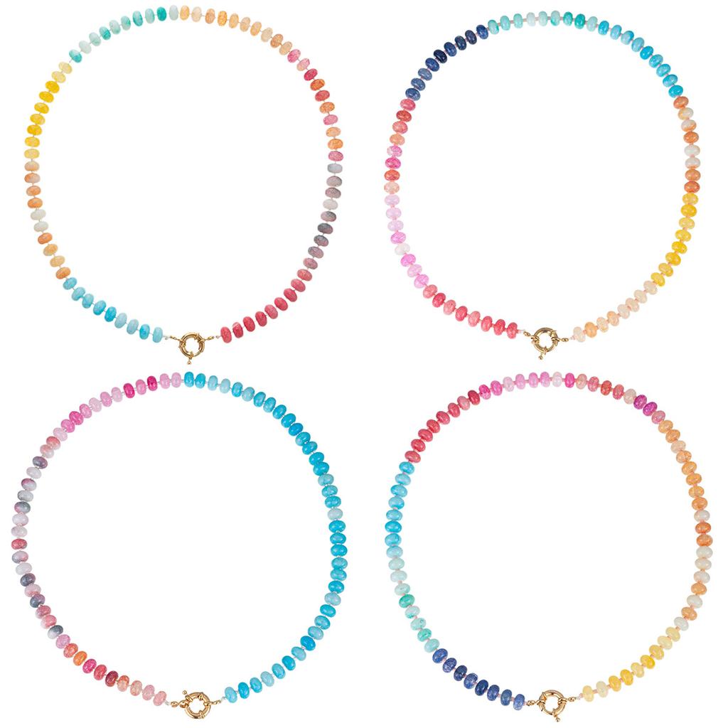 Yori Summer Candy-colored Fresh Handmade Beaded Necklace Jewelry Bijoux Gift Wholesale Autumn&Winter Style Stacking Jewelry