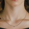 By Hyeres [925 Silver] Mini Stone Ball Chain Necklace (Silver) BH7N40709W9450