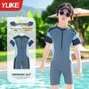 2025 New Style Boys' One-Piece Swimsuit: Quick-Drying Training Set for Kids