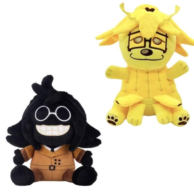 Adorable Regretevator Split Bive Plush Snailman Stuffed Animal Toy With Short Plush