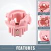 2 Pcs Rear Tail Light Lamp Bulb Socket No.A2108260082 for Mercedes-Benz E320 1996-2002 W210 for W220 S430 S500 2000-2006 Plastic Pink