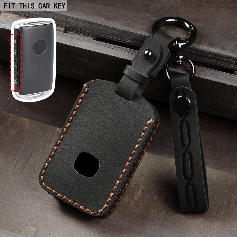 Leather Key Case Shell Fob for Mazda 3 Alexa CX4 CX5 CX-5 CX8 CX-30 CX30 2019 2020 Protector Accessories