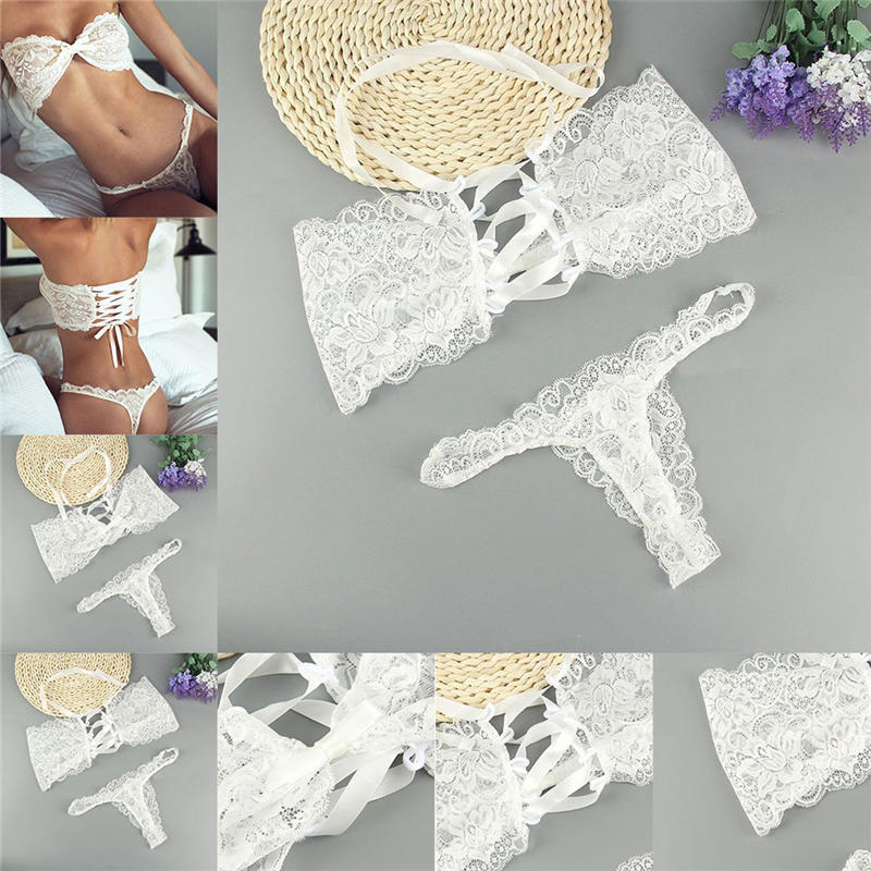 Sexy Women'S Lingerie Babydoll Sleepwear Lace Dress Underwear G-String Nightwear