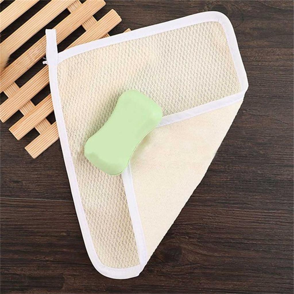 Exfoliating Face And Body Wash Cloths Towel Soft Weave Cloth Massage Bath Cloth For Women And Man
