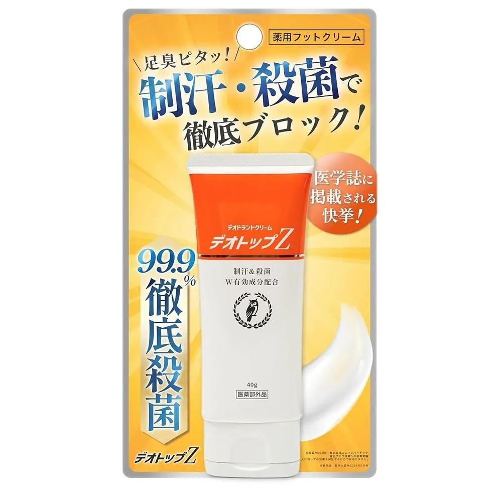 Deotop Z Foot Cream 40g 1 Pack Foot Odor Eliminating Foot Odor Countermeasure Foot Odor [Large Capacity
