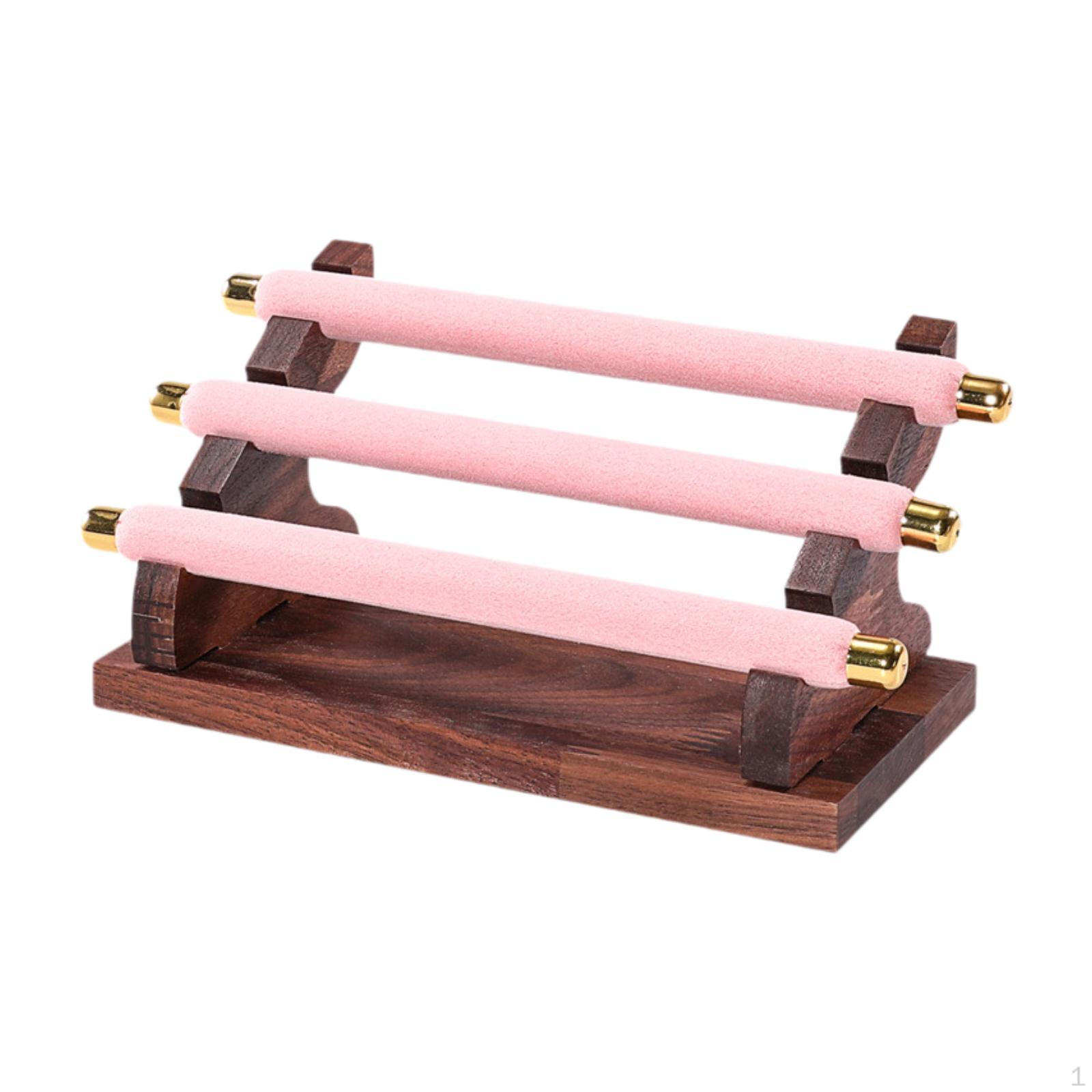 

-Дисплейная стойка, стеллаж для хранения ювелирных изделий, органайзер для организации Pink 22x10.5x9.5cm