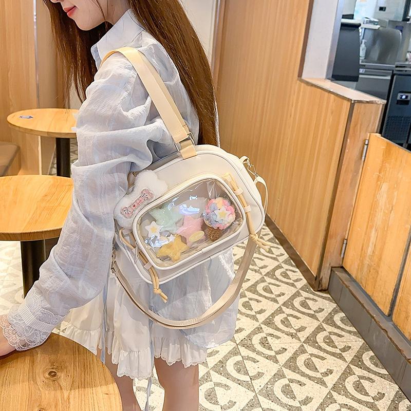 Japanese new small fresh two-dimensional casual cute college style doll pain bag multi-functional messenger bag