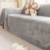 Plush Sofa Cover Towel Simple Style Autumn and Winter Living Room Sofa Full Cover Blanket Non-Slip Dustproof Sofa Cushion