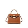 The second generation of BOX pattern mini new high-end leather handbag large-capacity texture crossbody bag for women