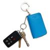 AGILITY affa "Bricquet" Key Case, Remote Control Key, Smart Key, Key Ring, Round Zipper, Mini, Genuine Leather